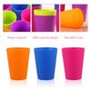 15-Piece Set of 200ml Heat-Resistant Plastic Cups, Shatter-Resistant and Reusable, Ideal for Kindergartens and Daycares, Random Colors