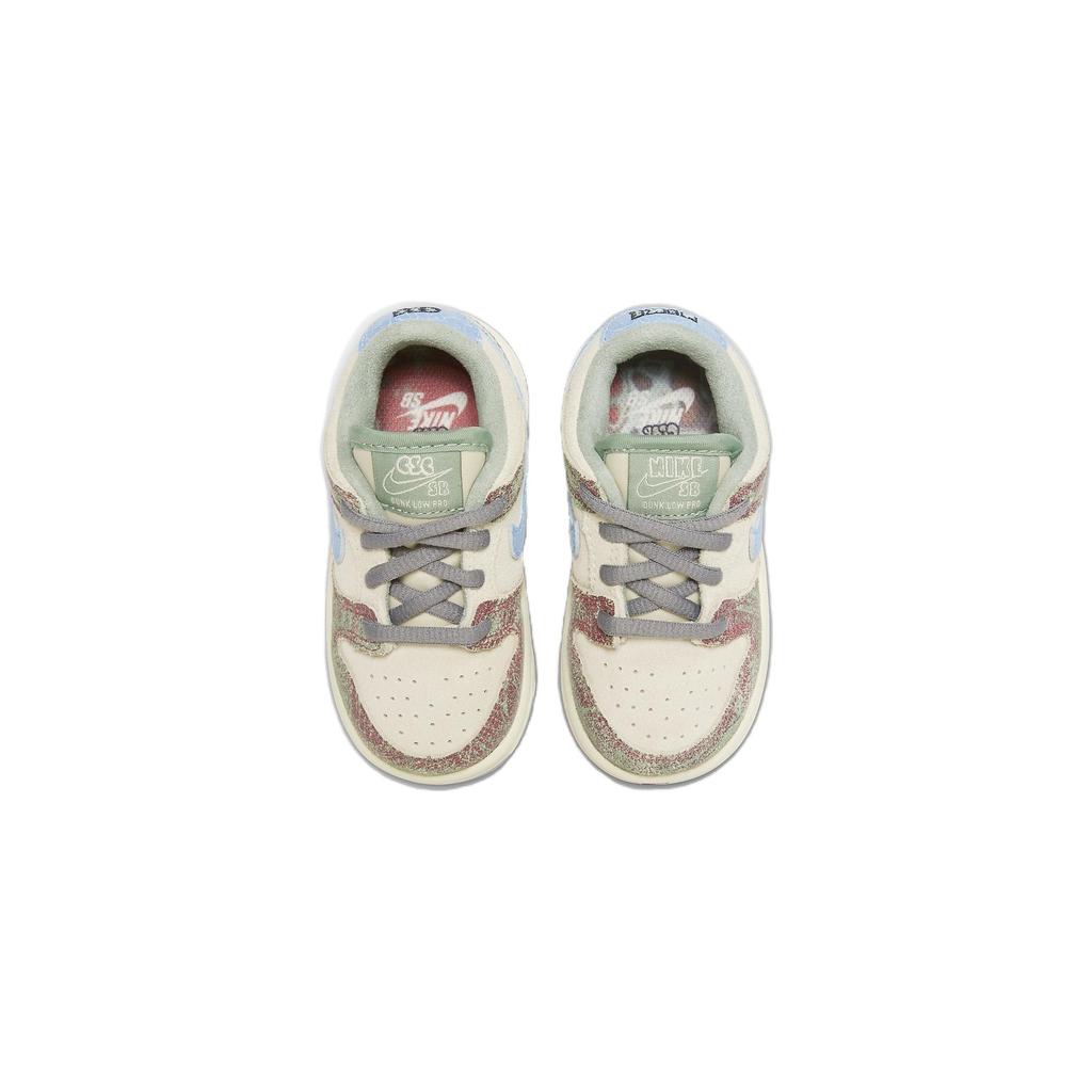 Crenshaw Skate Club x Nike Dunk Low SB TD Детские кроссовки Кремовый Парусный Светло-голубой FQ8205-300