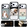 British English Bulldog Phone Case Cover for IPhone 11 12 13 14 15 16e 17 Pro Max Coque for IPhone 17 Air