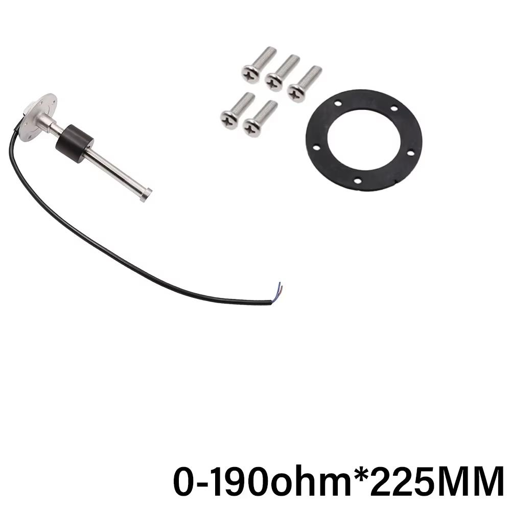 ELING 52mm Fuel Level Gauge 0-190ohm 240-33ohm Signal Fuel Tank Level Meter with 7 Colors Backlight for Car SUV Boats