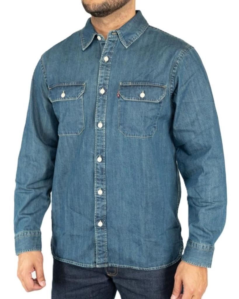 Levi's JACKSON WORKER Denim Worker Shirt Long Sleeve Men's 19573-0269 US M