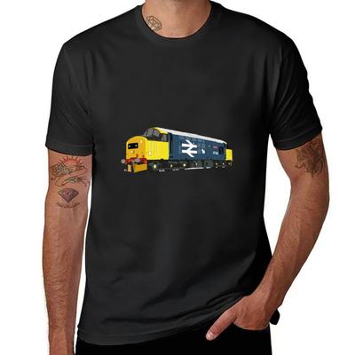 Футболка с большим логотипом локомотива Class 37 одежда в стиле аниме для мальчиков животный принт эстетичная одежда мужская футболка с принтом