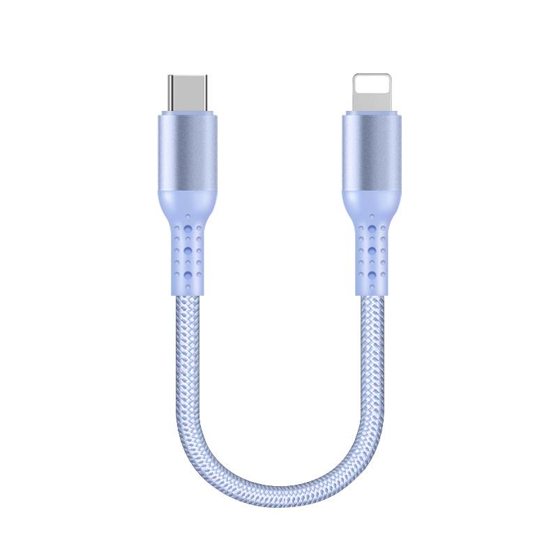 Двойной кабель для быстрой зарядки Type-C для Huawei и iPhone 17 (Двойной локоть, короткий, портативный)