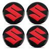 4Pcs 56mm Car Wheel Center Hub Cap Sticker For Suzuki Jimny Samurai Vitara Swift Baleno SX4 Ignis Alto Splash Kaiser DZire Swace