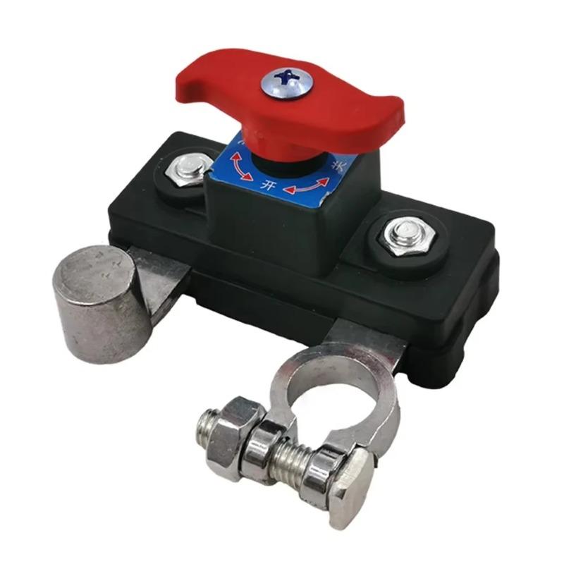 Manual/Auto Car Battery Disconnect Switch - 12V/24V Circuit Breaker with Anti-Leakage Protection for Universal Auto Use