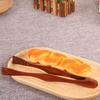 Yousheng Wooden Bread Tongs Food Tongs for Buffet Non-Slip Cooking Clamps Heat-Resistant Salad Toast Cake Fruit Clip BBQ Home Utensil
