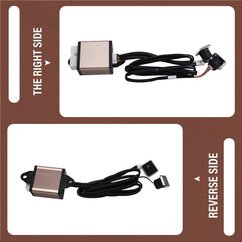 Car Seat Heater Kit Universal Built-In 2 Seats Heating Pads 3-Level Control Switch System