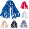 Winter  Women Lady Warm Fashion Cartoon Cat Pattern Cute Scarf Wrap Shawl