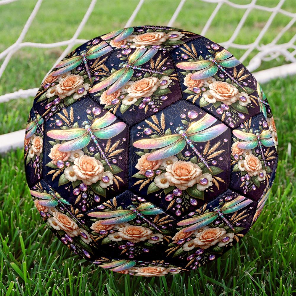 1pc Dragonfly Garden Size 5 Soccer Ball Professional Lightweight Durable Match Training Football Indoor &Outdoor Sports BallTraining Ball y71