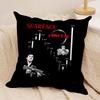 Classic Movie SScarface Cushion Cover Silky Short Plush Invisible Zipper Dustproof Sofa Pillow Case for Home Decor