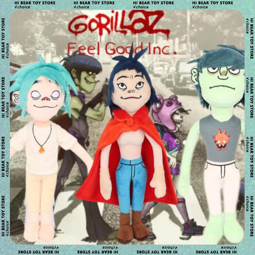 Плюшевые куклы Gorillaz Noodle Хлопковые куклы Коллекция аниме-мерчандаиза Мягкие куклы Милые игрушки для украшения комнаты Подарки на день рождения для детей