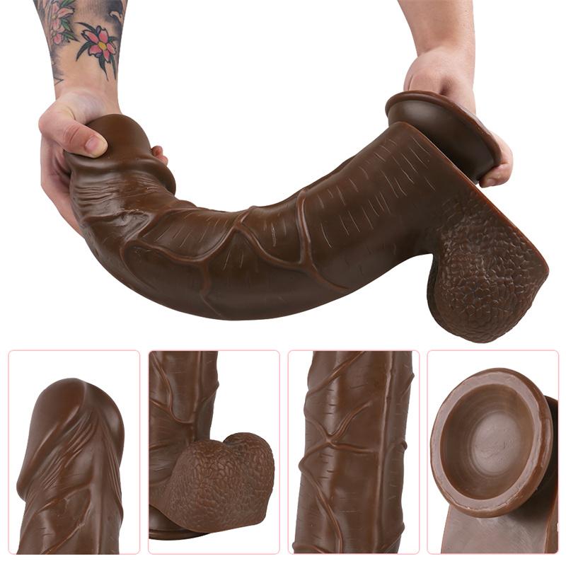 Женский супер толстый длинный имитация большого фаллоимитатора пениса SM Real Feeling секс-игрушки прибор большая анальная пробка