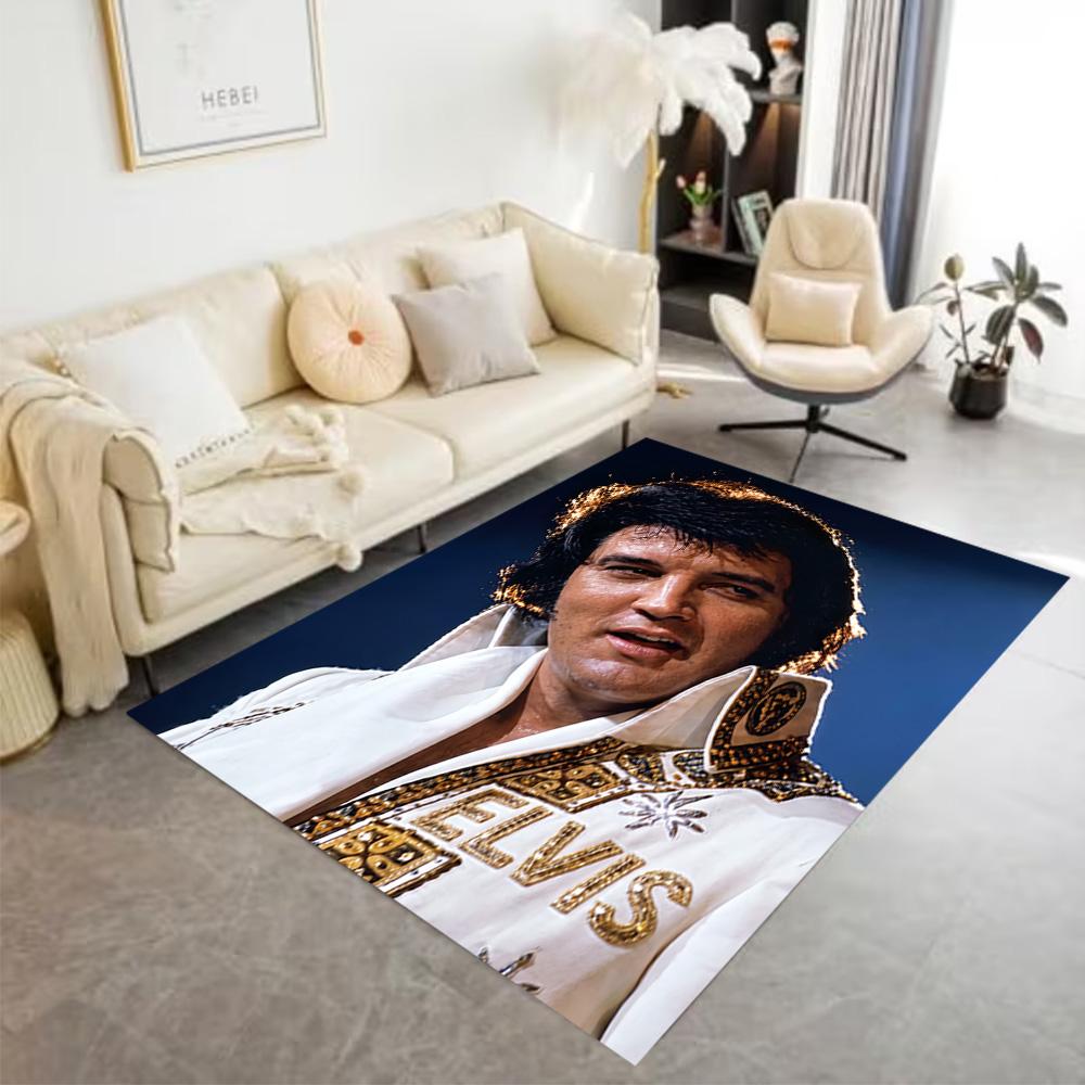 Elvis Presley's Iconic Jacket Floor Mat Perfect for Study room Playrooms Dining Room Entryway Antislip Carpet Anime Office Decor Wedding Party Gift