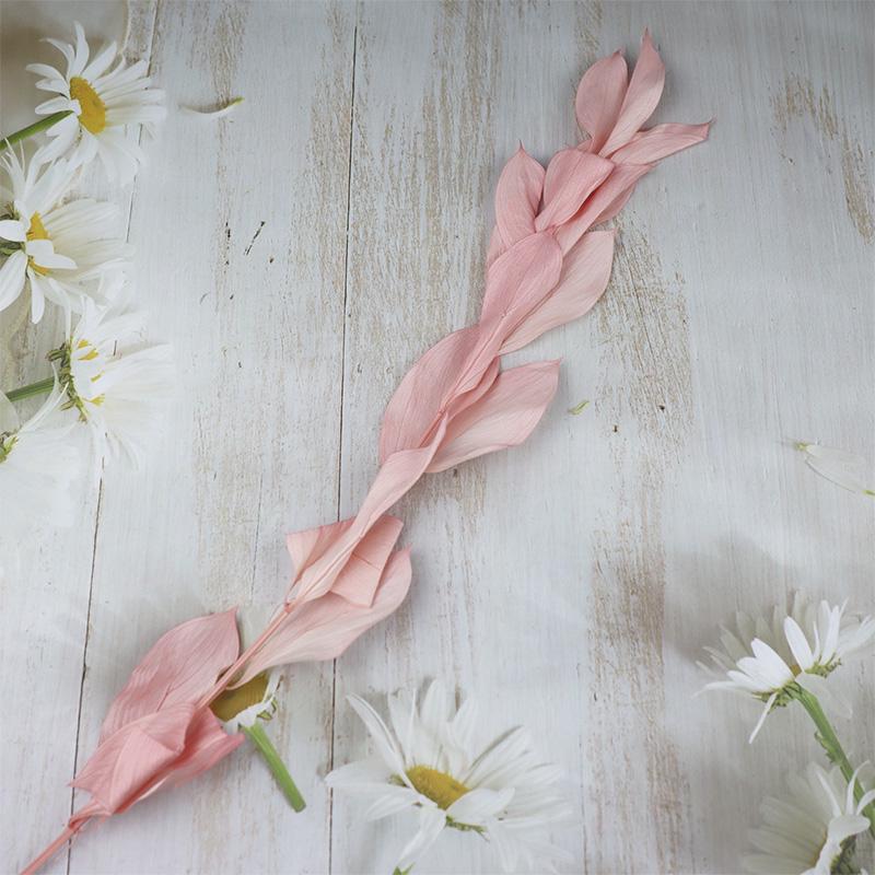 DIY Floral Art Ornament: Preserved Tangerine & Fishtail Leaf, Lily, Bamboo Dried Flowers – Ikebana Photo Prop for Home Décor.