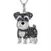 Exquisite Maltese Dog Pendant Necklace Cute Aesthetic Neck Accessories Collar Chain  Unisex