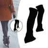Figure Skating Leg Warmers High Footless Socks Soft Lightweight Fashion Decor Knitted Long