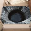 Коврик для пола 3D Коврик для пола с сильным водопоглощением с визуальным эффектом Нескользящий Быстросохнущий Ванная комната