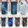 Наука Биология ДНК Для iPhone Max,14,SE,12,15,Pro,17,Plus,11,XS,Mini,16,X,13,XR,Прозрачный Мягкий Чехол