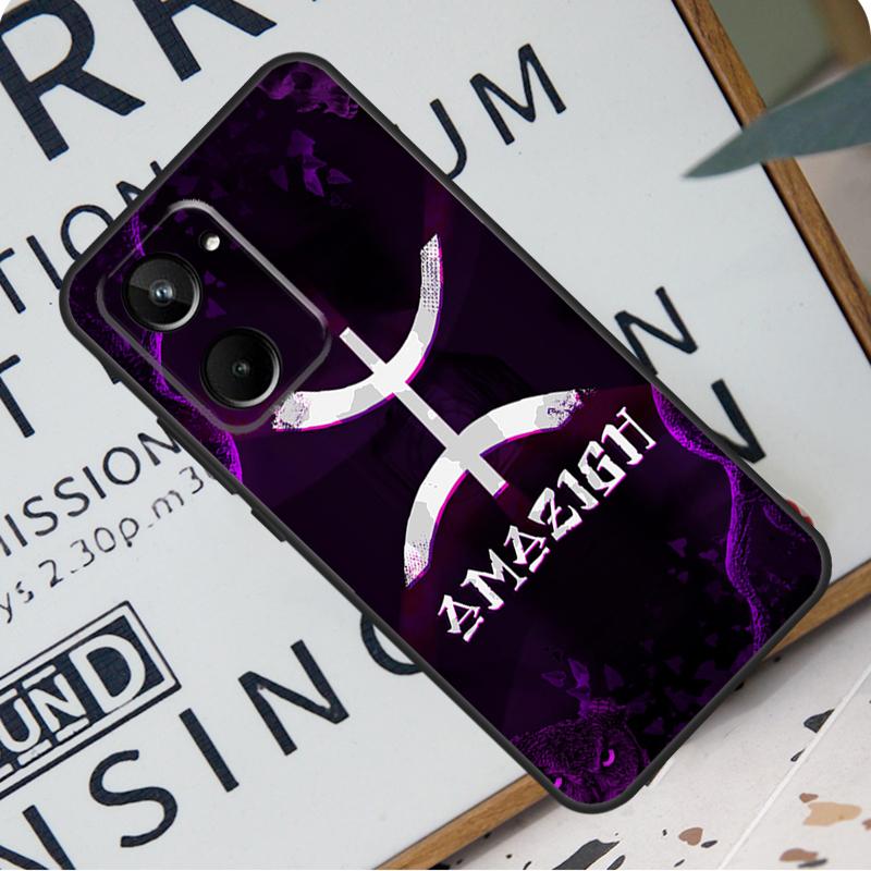 Флаг амазигов берберов для Realme 12 Pro Plus 9 10 11 GT5 C51 C31 C67 C55 C53 C35 C33 C30 C21Y C25s GT Neo 6 чехол