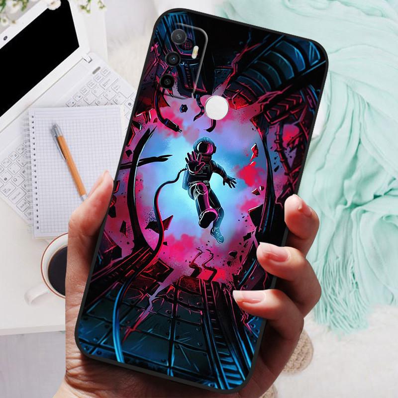 Чехол для OPPO A32 A53 A53S 2020, Чехол для телефона OPPO A15 A15S A35, Силиконовый мягкий задний чехол со львом и волком, Защитный чехол A53 2022
