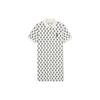 New MLB Monogram Collection Short Sleeved Dresses Women's Cream 3FOPM0143-43CRS