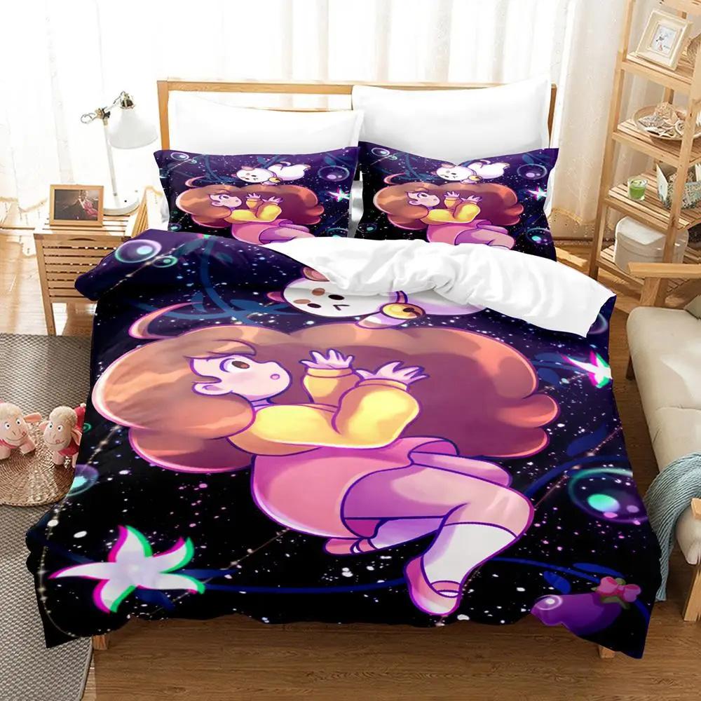 3D Печать Мультяшная Пчела и PuppyCat Постельное Белье Пододеяльник Комплект Постельного Белья Покрывало Наволочка Одеяло Кинг Квин Размер Мальчики Взрослые