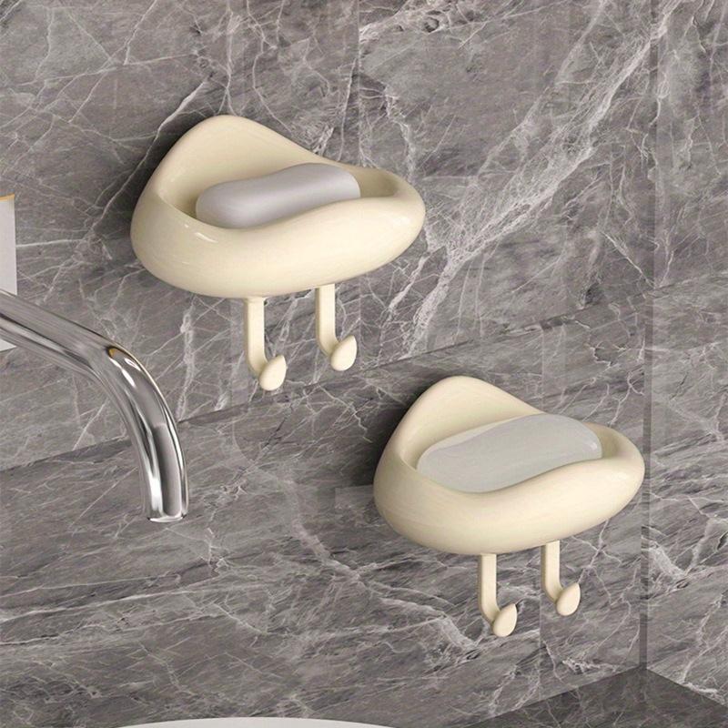 Кремовый Ветер Облако Точка Неперфорированная Настенная Мыльница Без Водных ПятенМыльница Для Слива Туалета
