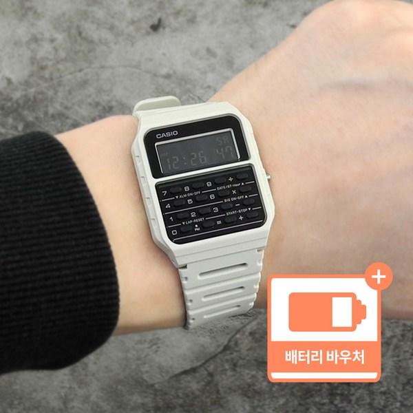 Casio CA-53WF-8B Мужские электронные часы с банком данных и калькулятором