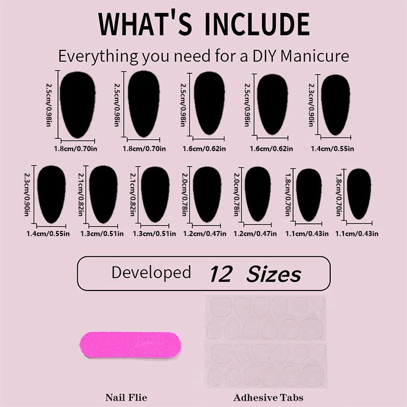 24 Pieces Of Wearable Nails Blue Colorful Y2k Manicure Gradient Gilt Fake Nails Finished Nail Art Patches