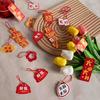 16Pcs Spring Festival Pendant Exquisite Chinese Style New Year Hanging Ornament for Home Decorations