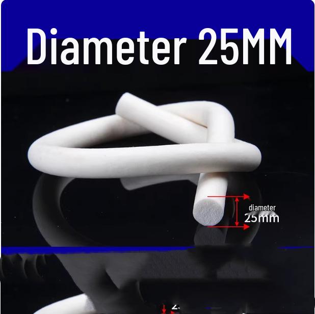 Круглый шнур из силиконовой пены - Термостойкая уплотнительная лента (2/3/4/5/6/7/8/9/10 мм)