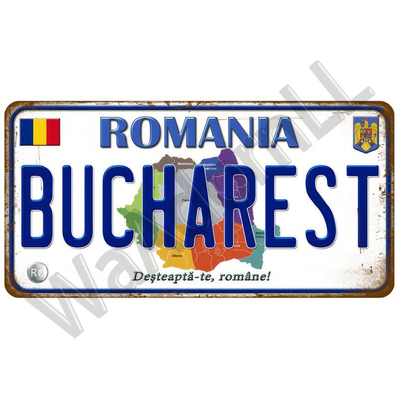 Металлический знак Германия США Флаг страны Франция Жестяная табличка Россия Испания Жестяная пластина для стены Домашний ресторан Ремесло Бар Декор