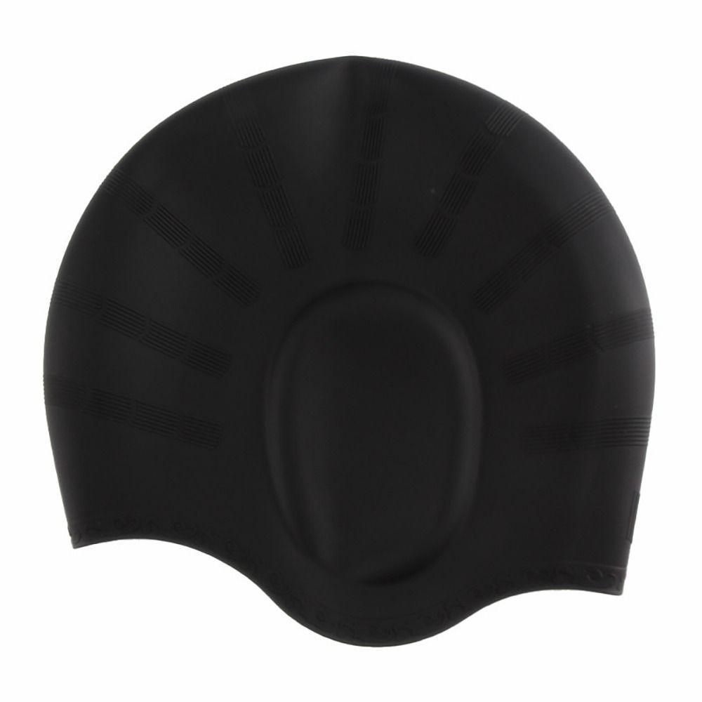 1Pcs Men Women Adults Silicone Swimming Caps Waterproof Swim Cap  For Long Short Hair