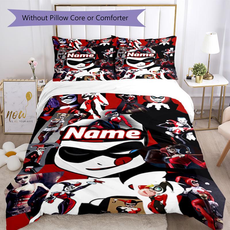 Warner Bros. Movies (10) Customize your name Bedding Set Breathable Duvet Cover with Pillowcases Home Decoration Birthday Gift