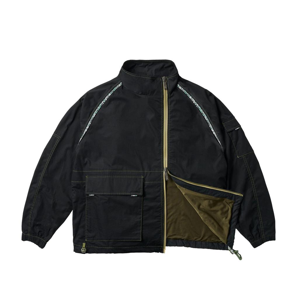 PALACE X Maharishi Asymetric Track Jacket S25-6118-BLA