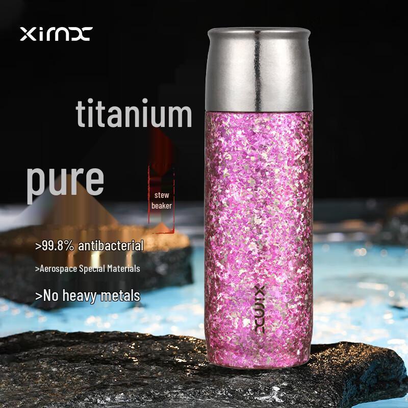 XIMX 420 мл Титановая термокружка для заваривания чая