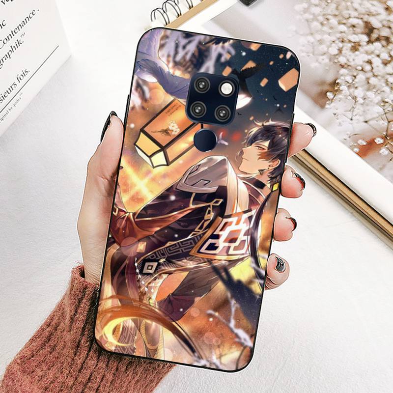 Genshin Impact God of Contracts Phone Case for Huawei Mate 20 10 9 40 30 Lite Pro X Nova 2 3i 7se