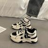 Women's shoes 2025 new winter velvet warm cotton shoes heightened platform leisure sports dad shoes children's models