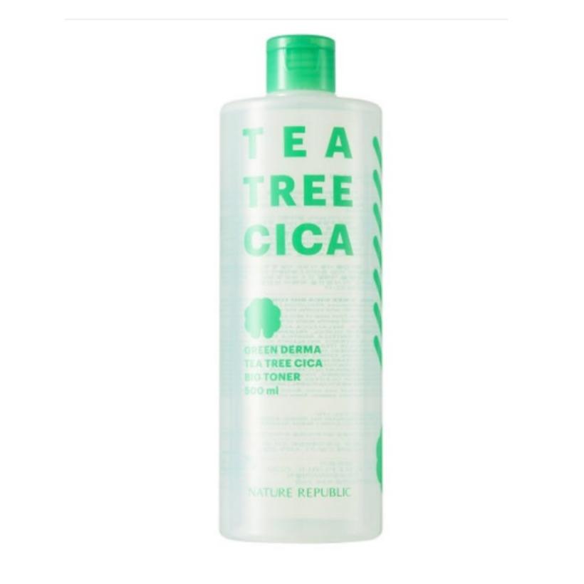 NATURE REPUBLIC Green Derma Tea Tree Cica Big Toner 500ml Korea Beauty