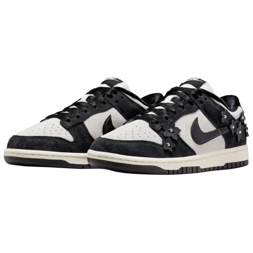 Nike Dunk SE Удобная посадка Низкие кеды для скейтбординга Женские кроссовки Белый Черный IV4726-002