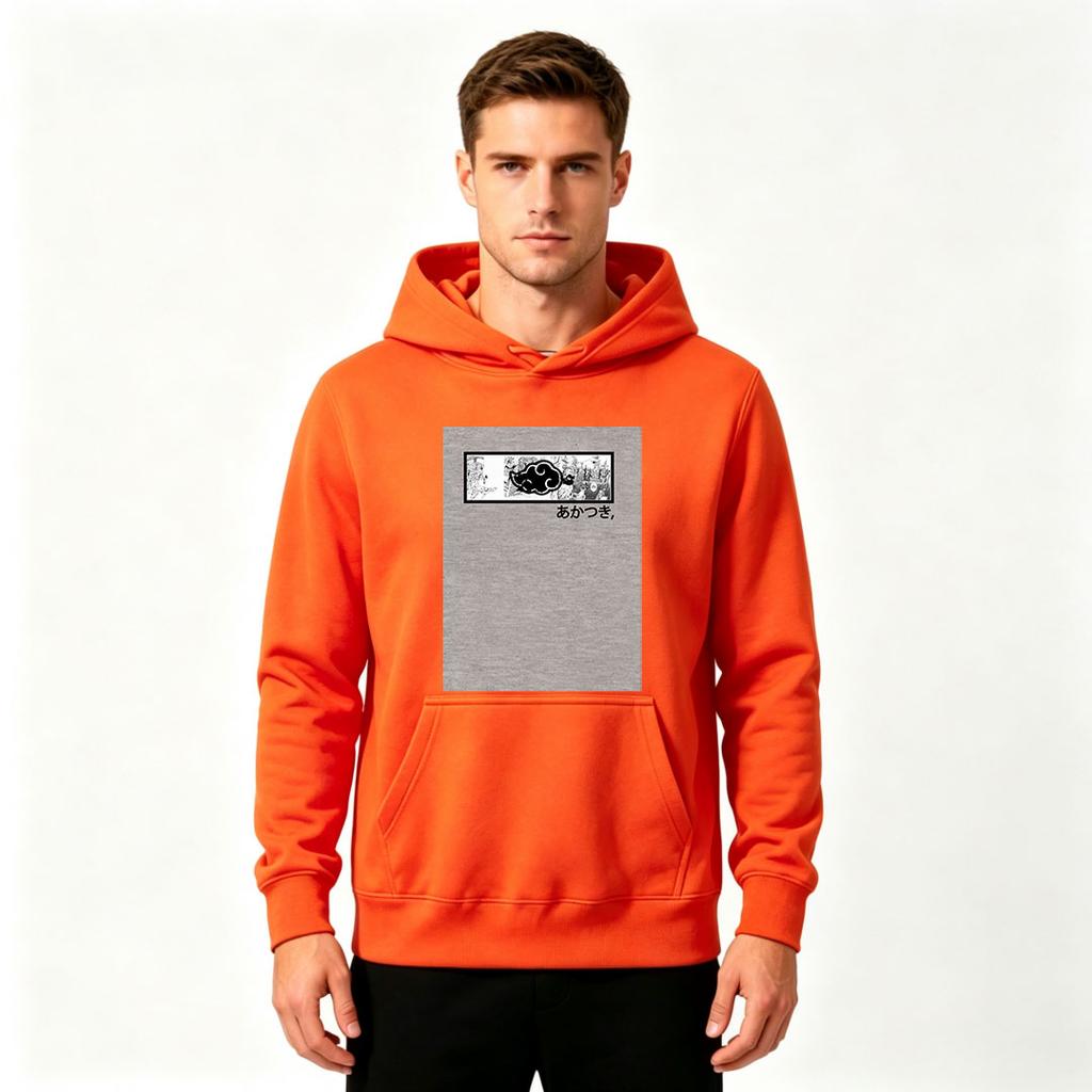 Men's Casual Printed Long Sleeve Pullover Hoodie, Soft Comfortable Daily Wear Hooded Sweatshirt for Men