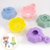 Новая силиконовая подставка для эскимо с защитой от капель, многоразовая, многоцветная, подставка для мороженого, ручной лоток для мороженого