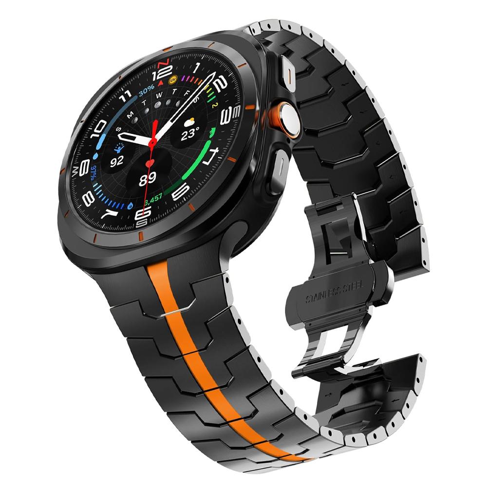 Men Stainless Steel Strap for Samsung Galaxy 8 classic 46mm Ultra 2025 Luxury Link Bracelet for GALAXY 7 6 5 4 44mm 40mm Band