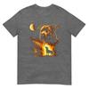 Pitbull Howling To The Moon Vintage Forest 90s Style TShirt