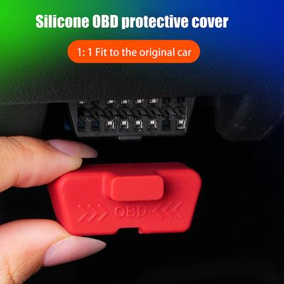 Автомобильный диагностический интерфейс Obd Защитная крышка Силиконовая пылезащитная крышка Obd Защитная крышка Аксессуары для отделки салона Модификация