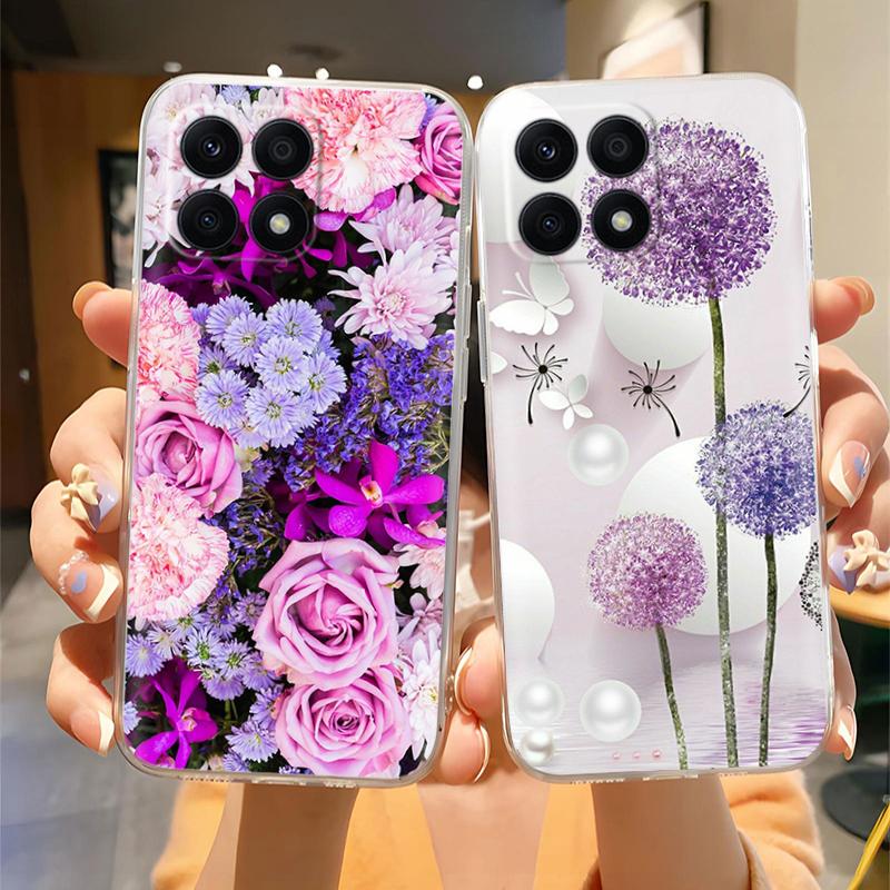 Для Honor X8b X8a 4G LLY-LX1 LLY-LX2 CRT-LX1 Милый Мультяшный Расписной Чехол для Телефона ТПУ Мягкий Прозрачный Силиконовый Чехол На Honor X8a 4G Маска