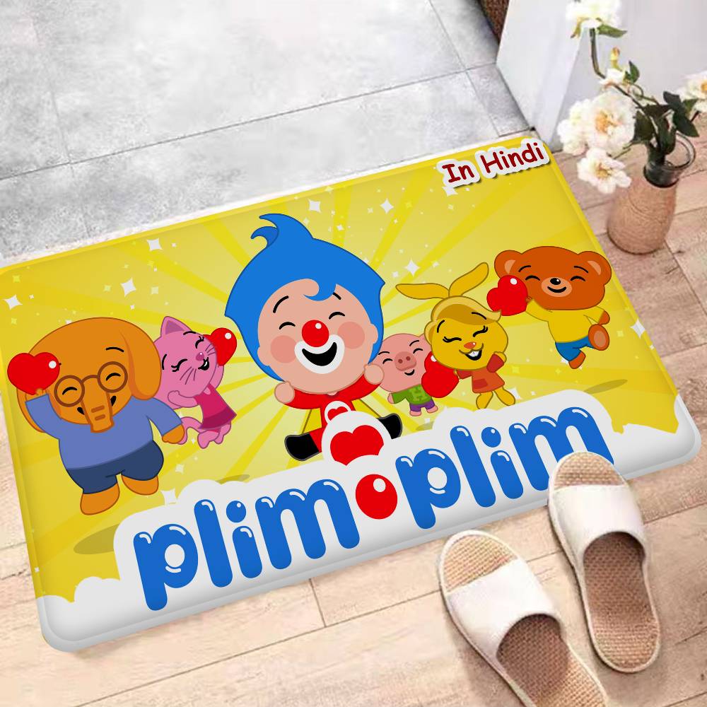 P-Plim P-Plim Floor Mat Cheaper Anti-slip Modern Living Room Balcony Printed Bedside Mats
