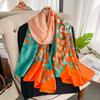 Four Seasons Latest Scarf Women's Luxury Design Scarf Silk Smooth Scarf Soft Muslim Headscarf Beach Sun Protection Shawl