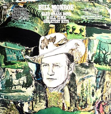 LP Пластинка БИЛЛ МОНРО И ЕГО BLUE GRASS BOYS - 16 Величайших Хитов Всех Времен CS1065 Columbia 1970 США Фолк Б/У