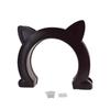Pet Hole Door with Cartoon Cat Shape Hole Door for Dog Cats Kitten Plastic Small Pet Gate Door Cat Dogs Hole Door